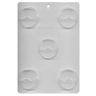 Mustache Chocolate Covered Cookie Mold