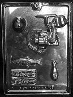 Fishing Kit Chocolate Mold