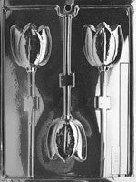 Long Tulip Lollipop Chocolate Mold