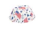 Patriotic, Flags & Stars Baking Cups - 50 Cupcake Liners