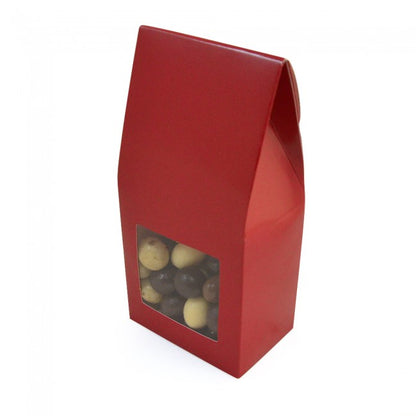 Red Gable Top Candy Box, 1 Piece Folding Box