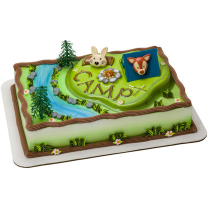 Camping Cake Topper Set