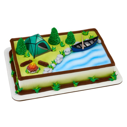 Fireside Camp Cake Topper Set