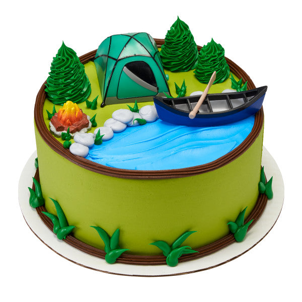 Fireside Camp Cake Topper Set