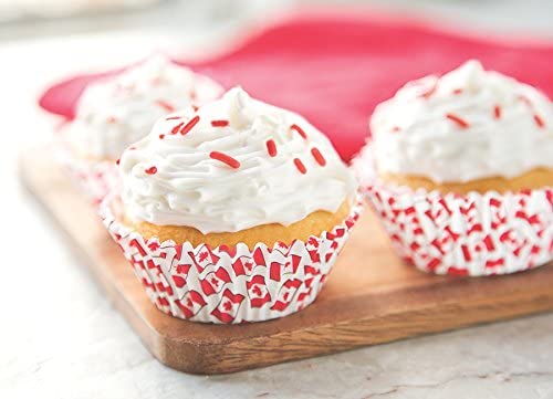 Canadian Flag Baking Cups - 50 Cupcake Liners