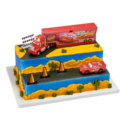Cars Built For Speed Cake Topper Set