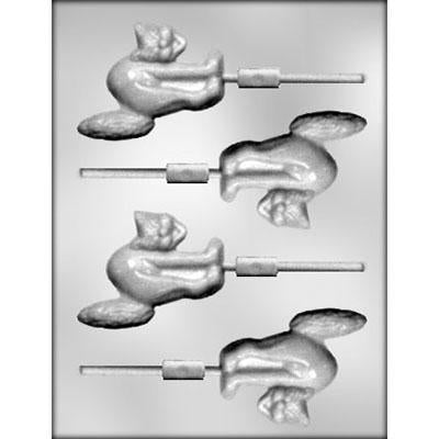 Black Cat Lollipop Chocolate Mold