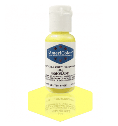Lemonade, Americolor Soft Gel Paste Food Color, 0.75oz