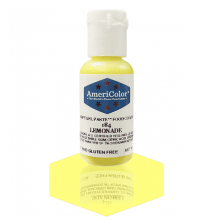 Lemonade, Americolor Soft Gel Paste Food Color, 0.75oz