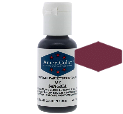 Sangria, Americolor Soft Gel Paste Food Color, .75oz