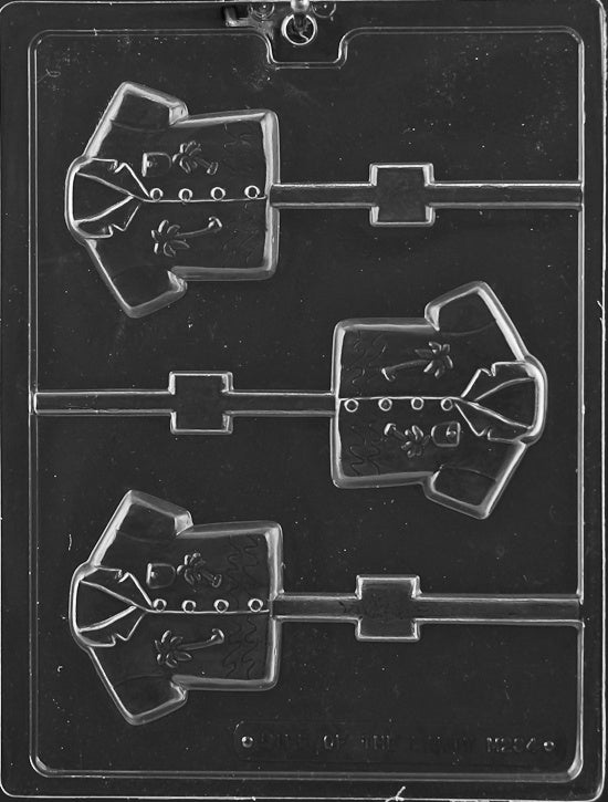 Hawaiian Shirt Lollipop Chocolate Mold