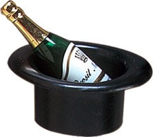 Plastic Champagne Top Hat