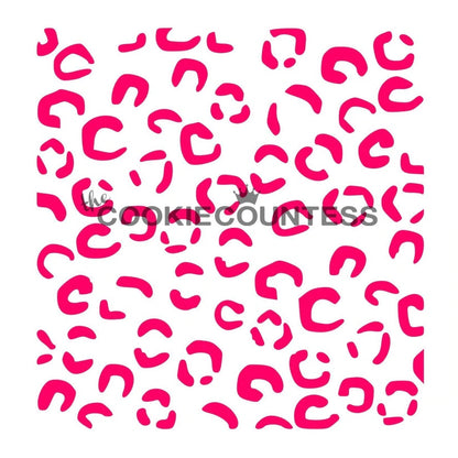 Cheetah Print Stencil