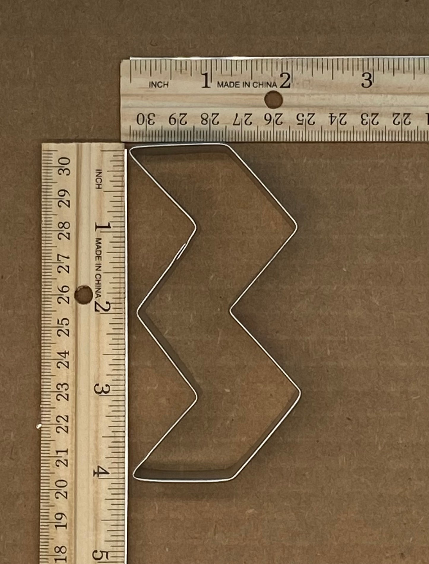 4 Inch Chevron Cookie Cutter