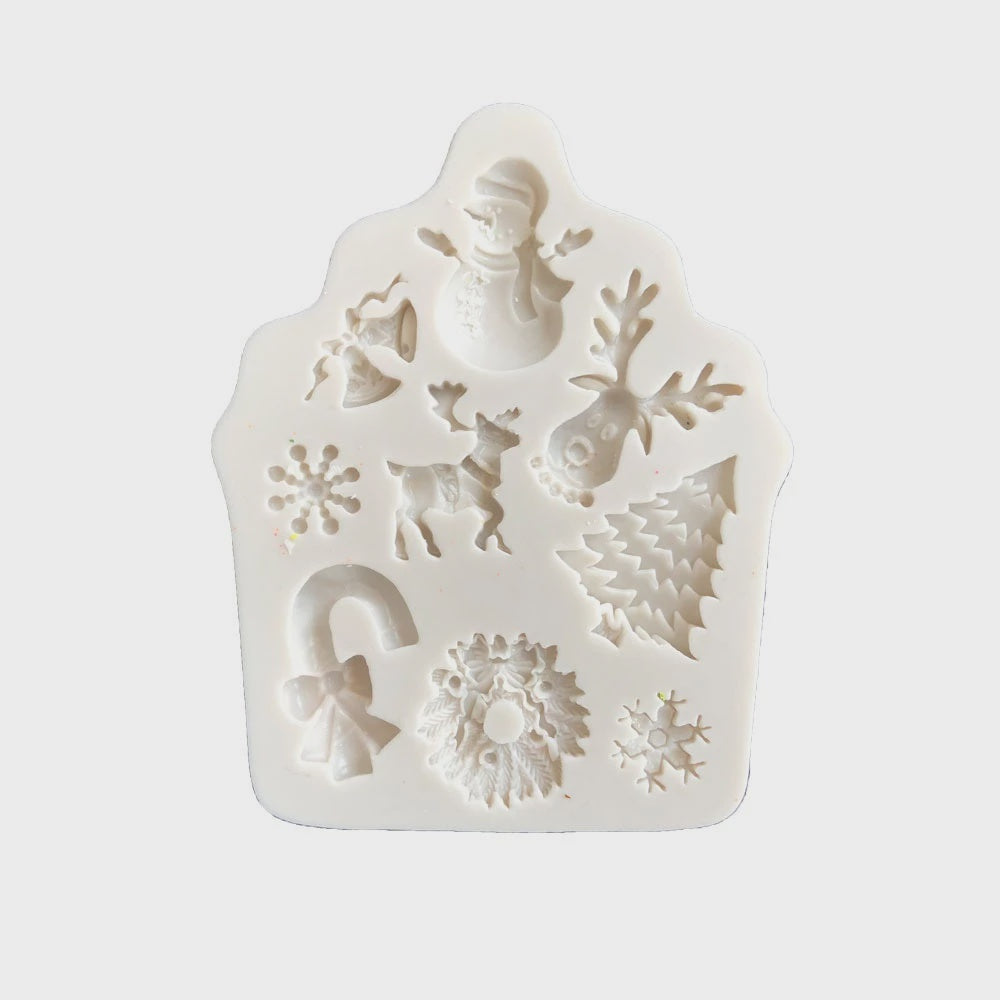Christmas Icons Silicone Mold