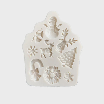 Christmas Icons Silicone Mold