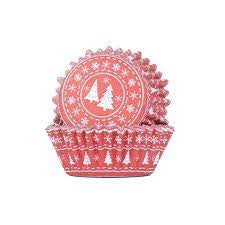 Christmas Jumper, Foil-Lined Cupcake Liners - 30 Cupcake Liners