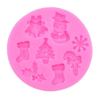 Mini Christmas Icons Silicone Mold