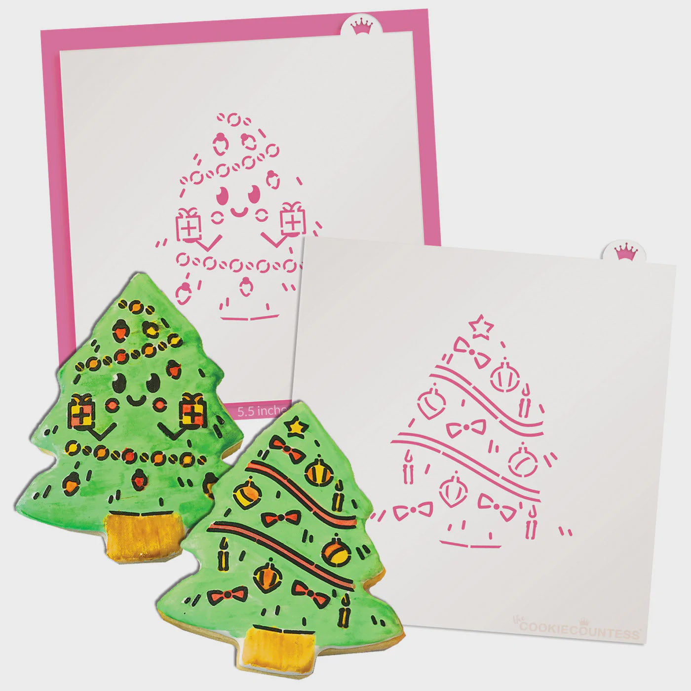 Christmas Tree Paint Your Own Stencil (2 Stencils)