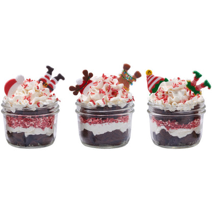 Whimsical Hats and Feet Christmas Cupcake Rings - 12 Rings