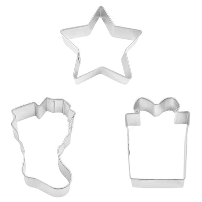 Good Tidings, 3 Piece, Christmas Cookie Cutter Set