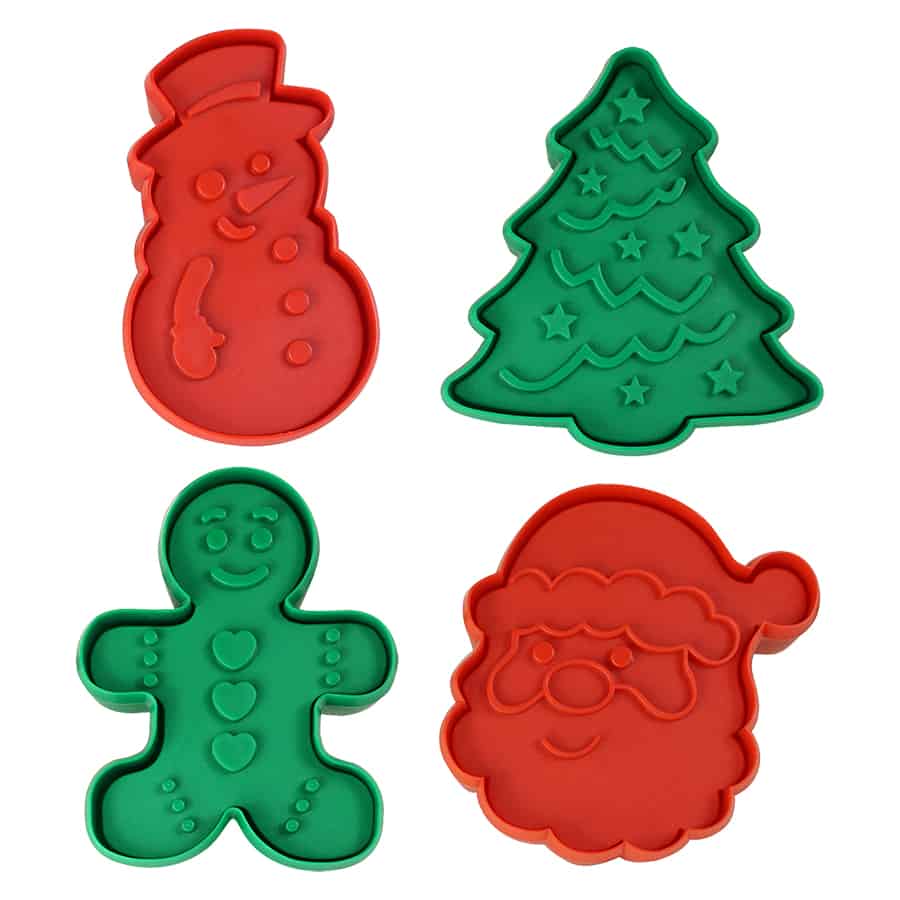 Double Sided Christmas Cookie Cutter Stamps