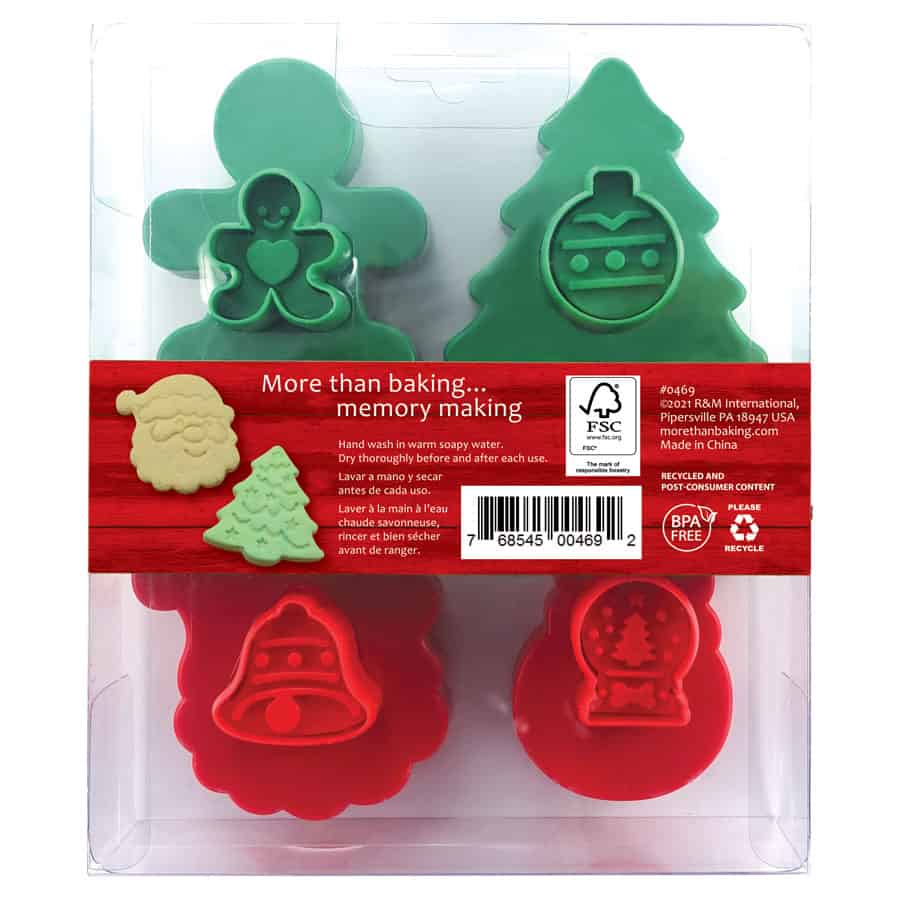 Double Sided Christmas Cookie Cutter Stamps