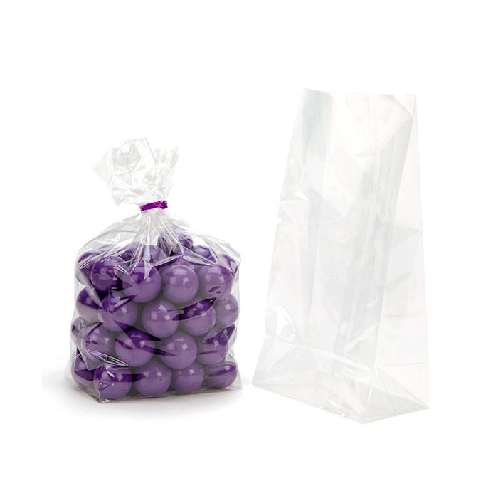 4x2.5x8 Clear, Cellophane Treat Bags | 25 Pack