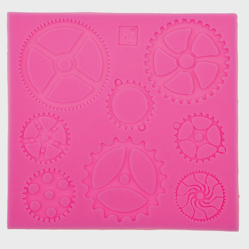 Cogs and Gears Silicone Mold