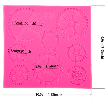 Cogs and Gears Silicone Mold