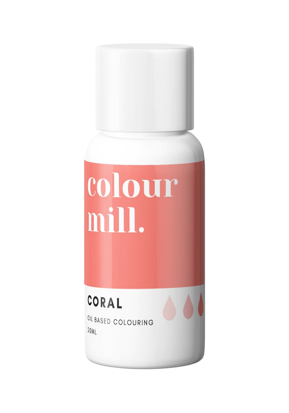 Coral, 20ml, Colour Mill Oil Based Colouring