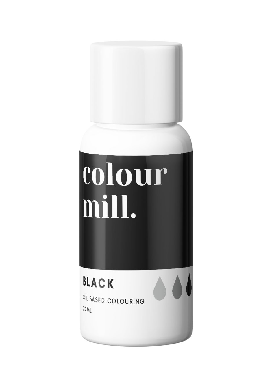 Black, 20ml, Colour Mill Oil Based Colouring
