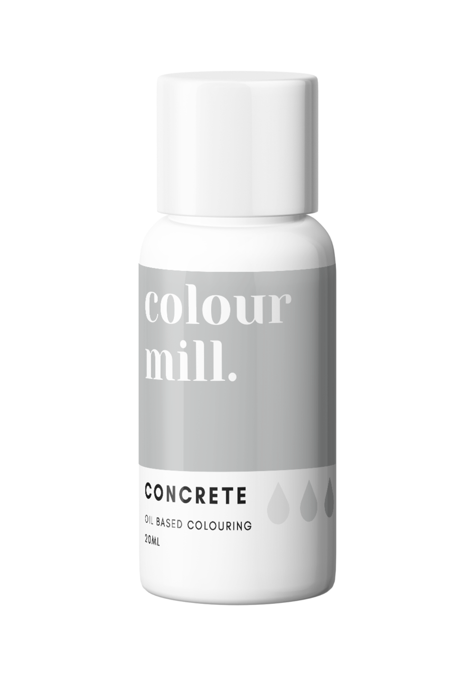Concrete, 20ml, Colour Mill Oil Based Colouring