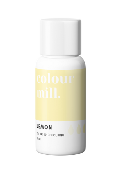 Lemon, 20ml, Colour Mill Oil Based Colouring