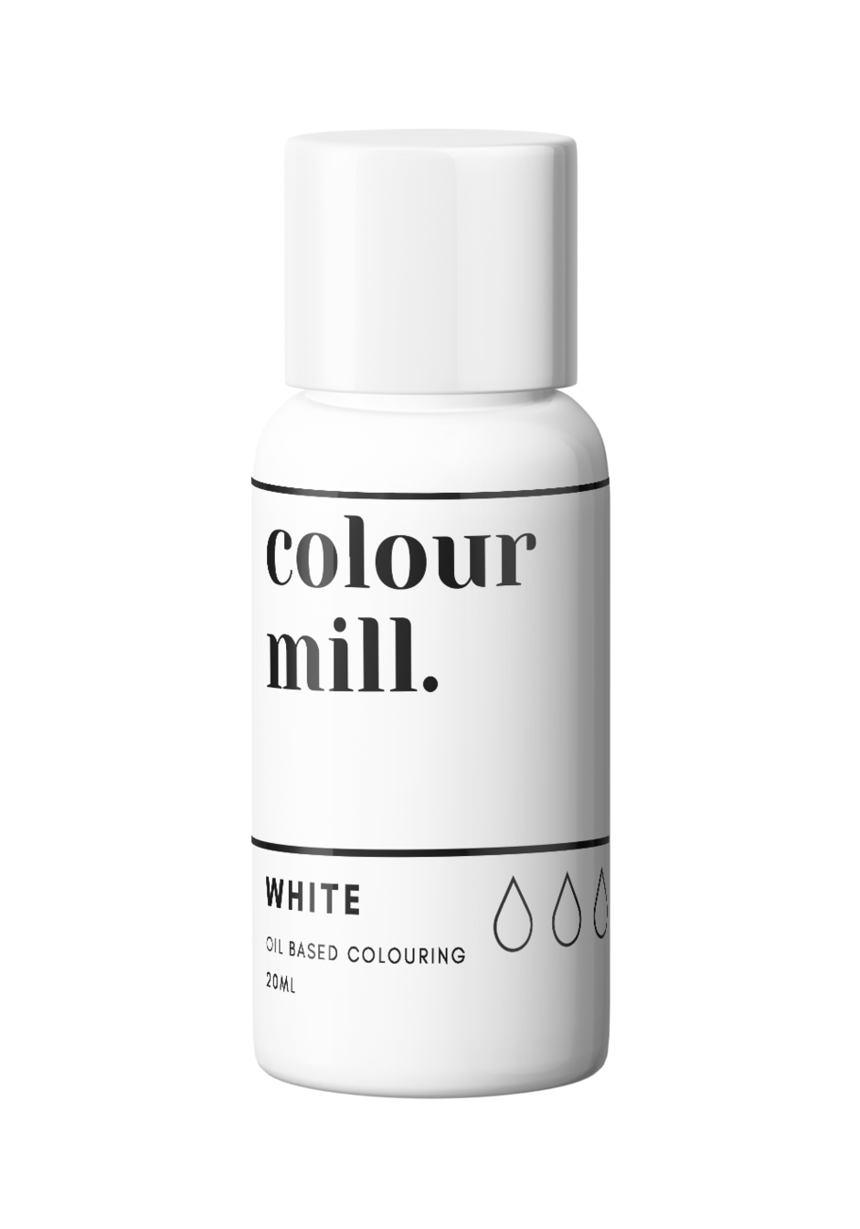 White, 20ml, Colour Mill Oil Based Colouring