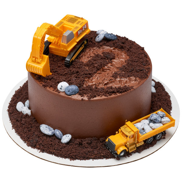 Construction Layer Cake - Classy Girl Cupcakes