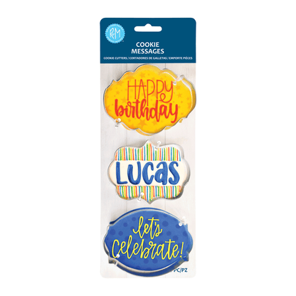 Plaque Cookie Cutter Set