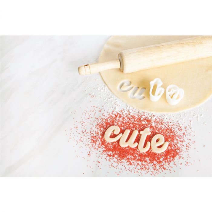 Script Letters Cookie Cutter Set