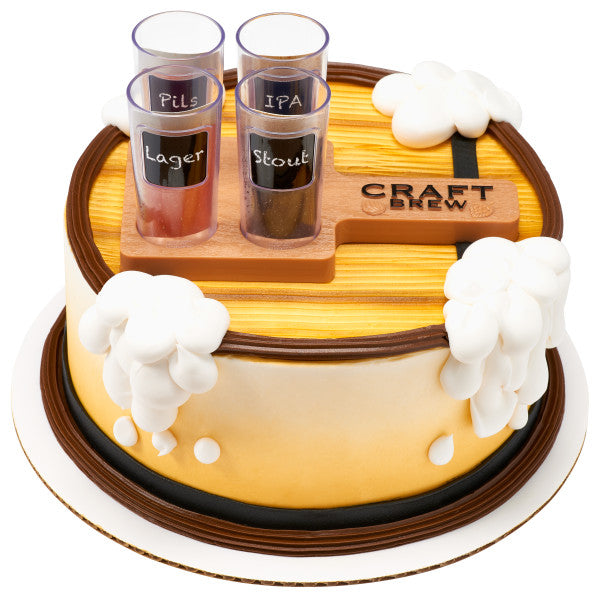Craft Brew Flight Cake Topper Set