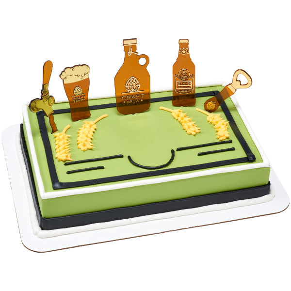 Craft Brew Cake Topper Set