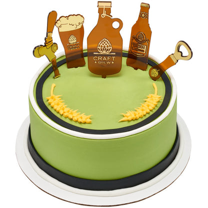 Craft Brew Cake Topper Set
