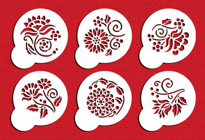 Crewel Flower Stencil Set