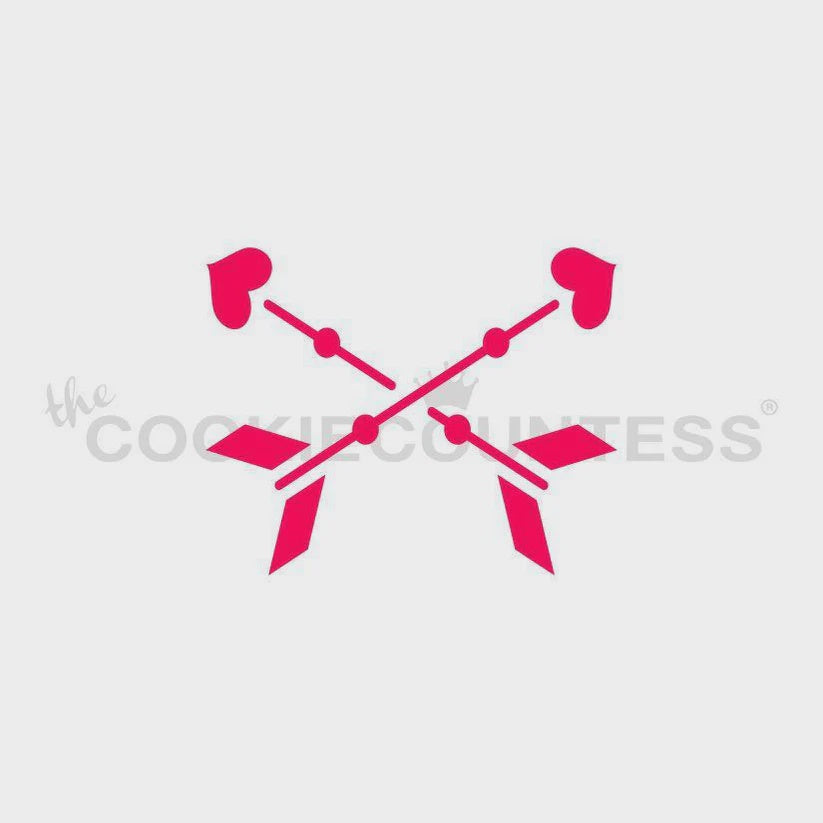 Crossed Arrows Stencil