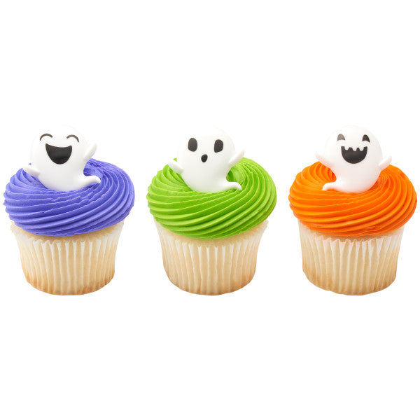 Ghost Cupcake Rings - 12 Cupcake/Cake Rings