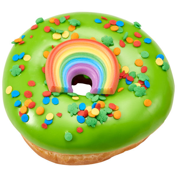 Rainbow Cupcake Rings - 6 Cupcake Rings
