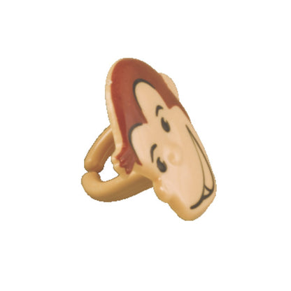 Curious George Cupcake Rings - 12 Cupcake Rings