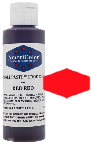 Red Red, Americolor Soft Gel Paste Food Color, 4.5oz
