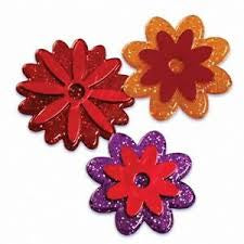 Fall Flowers Cupcake Rings - 12 Rings Per Package4.25