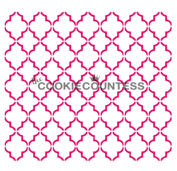 Small Quatrefoil Stencil