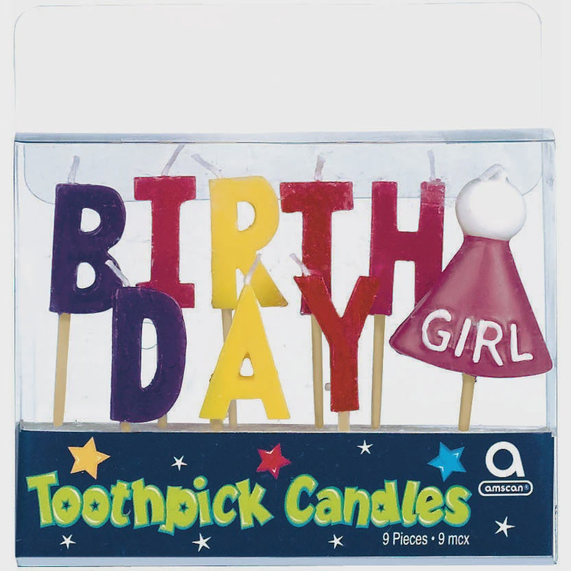 Letter Candles - Birthday Girl